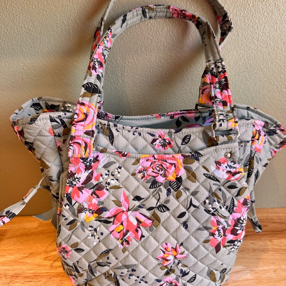 Vera Bradley Floral Quilted Tote Bag